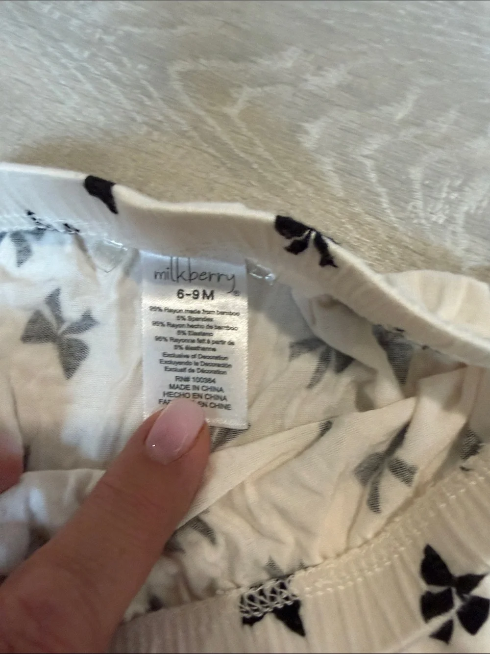 Milkberry set size 6-9 months